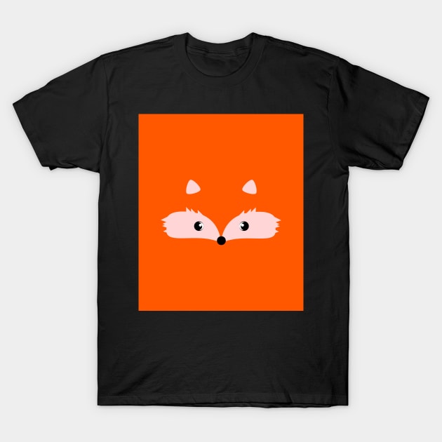 Cute fox face T-Shirt by cocodes